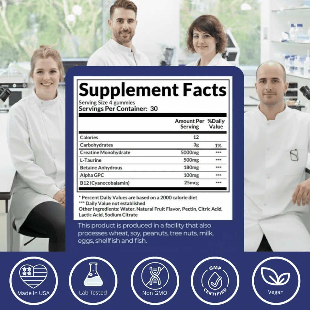 MAS Creatine supplement facts